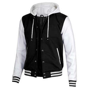 Veste universitaire en cuir de qualité supérieure, confortable, style baseball universitaire en satin, imperméable, style hiver, fourrure, vente en gros - Product Image 4