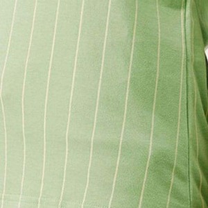 Women's Green Striped <b>Raglan</b> Sleeve T-Shirt Short Sleeve Crew Neck Casual Breathable Knitted Cotton <b>Top</b> Spring Summer - Product Image 4