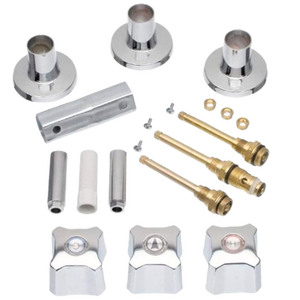 Kit de rénovation de garniture de douche/baignoire en laiton électroplaqué RKB0023 - Design contemporain mural, installation facile pour Kohler Trend - Product Image 1