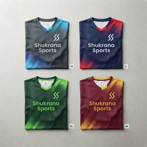 Conjunto de Camiseta de Fútbol de Alta Calidad, 100% Poliéster, Manga Corta, Transpirable, Camisetas de Fútbol - Product Image 3