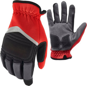 Gants de travail généraux anti-choc et antidérapants en peau de chèvre, gants de mécanicien pour le jardinage et l'assemblage industriel, gants confortables - Product Image 2