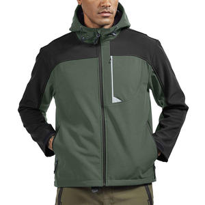 Veste softshell décontractée pour homme, manteau d'extérieur imperméable, respirant, extensible, léger, de qualité supérieure, service OEM personnalisé - Product Image 3