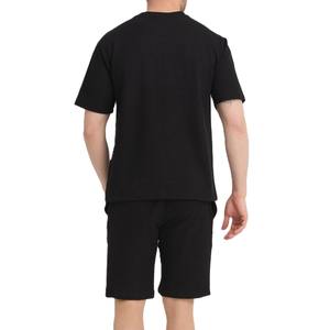 Ensemble de t-shirt et short d'été pour homme, 2 pièces, meilleure qualité, logo personnalisé, design de créateur, 100% coton, séchage rapide - Product Image 2