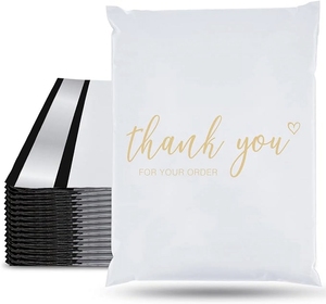 Sobres de polietileno impresos con logotipo personalizado para embalaje de zapatos Bolsas de plástico PE reciclado para camisetas con color personalizado y sello autoadhesivo - Product Image 6