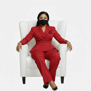 Trajes Elegantes Estilo Vintage Personalizados OEM 2026 para Mujeres de Tallas Grandes, para Eventos Formales, Negocios e Iglesia, con Posición para Logotipo Frontal - Product Image 3