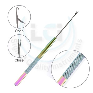 Chuyên nghiệp tóc mở rộng Vòng Kim kéo móc và ren dây hạt thiết bị công cụ vi liên kết tóc <span class=keywords><strong>Kit</strong></span> bởi chăm sóc cuộc sống Inst. - Product Image 4