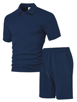 Ensemble de t-shirts pour hommes en tricot respirant DHL, nouvelle collection été, tenues décontractées à manches courtes