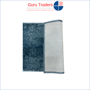 Tapis de bain antidérapant 100% polyester avec support en gel, motif uni, disponible à un prix abordable auprès d'un vendeur indien - Product Image 2
