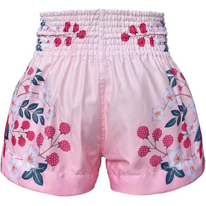 Pantalones Cortos de Boxeo Negros Unisex, Corte Regular, Elásticos, 100% Algodón, Secado Rápido, Transpirables, para Artes Marciales Mixtas, Talla Adulto, Logotipo en la Espalda - Product Image 4