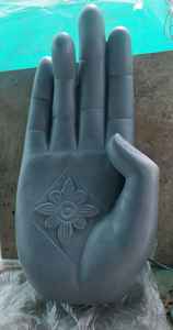 Estatua Moderna de Fibra Mudra Adecuada para Decoración Contemporánea del Hogar, Estudios de Yoga y Estilo Interior Tranquilo - Product Image 5