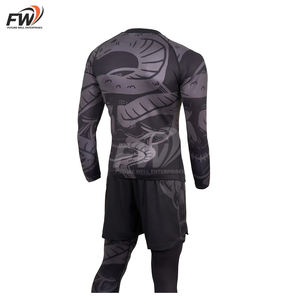 Nuevo Conjunto Transpirable de Fabricante OEM: Leggings de Manga Larga, Pantalones, Camiseta de Compresión y Rashguard de Jiu-Jitsu para Hombre - Product Image 5