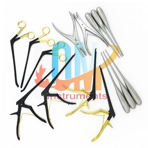 Oferta Especial: Juego de 15 Curetas Óseas Codman Kerrison Alemanas, Instrumentos Ortopédicos para Columna Vertebral, Aprobado por ISO |   Instrumentos OldMed - Product Image 1