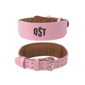Ceinture de musculation en cuir personnalisée pour l'entraînement en salle de sport, ceinture de powerlifting réglable pour le soutien du dos, OEM/ODM - Product Image 1