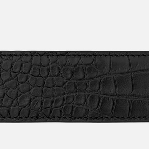 Ceinture en cuir de crocodile véritable sur mesure de qualité supérieure pour hommes, ceinture de luxe pour affaires et occasions formelles, ceintures habillées de haute qualité, fabricant - Product Image 3
