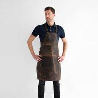 Tablier en cuir de qualité supérieure pour les professionnels élégants, tablier en cuir résistant au feu pour la forge