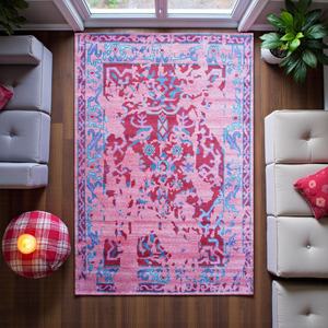 Tapis en laine noué à la main, design abstrait, tapis fait main, salon, chambre à coucher, décoration moderne pour la maison, poils épais - Product Image 2