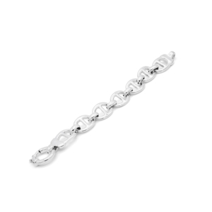 Brazalete de Cadena con Eslabones Ovalados Grandes en Plata 925 - Product Image 1