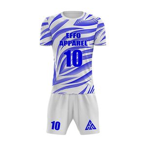 Dernier style d'uniformes de football en gros, ensemble d'uniformes de football pour adultes, uniforme de football de haute qualité - Product Image 5