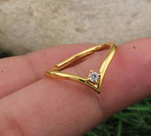 แหวนเงินแท้ 925 ชุบทอง งานแฮนด์เมดสุดหรู ดีไซน์คลาสสิก สำหรับงานแต่งงานและงานปาร์ตี้ แหวนงานฝีมือสั่งทำพิเศษสำหรับผู้หญิง ขายส่ง - Product Image 1