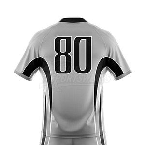 Tenue de rugby personnalisable avec logo imprimé pour clubs universitaires, événements sportifs, ensemble d'entraînement léger - Product Image 5