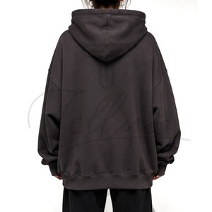 Sweat-shirts et sweats à capuche pour femmes, coupe oversize, manches longues, formels, en toile, pour l'hiver, avec logo frontal en relief 3D, vente en gros - Product Image 4