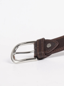 Ceintures élégantes pour hommes en cuir véritable avec boucle à ardillon, personnalisables, de luxe, pour jeans, haute qualité, OEM, vente en gros, accessoires de mode - Product Image 3