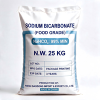 Bicarbonate de sodium de qualité alimentaire CAS 144-55-8 pour dentifrice, nettoyage domestique et matière première pour détergent