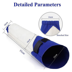 JNM SAFETY Mangas Protectoras para Soldadura Resistentes al Calor y a las Perforaciones, Nivel de Corte ANSI/ISEA 2, Tela de Poliéster FR Perforada con Protección para el Pulgar - Product Image 3