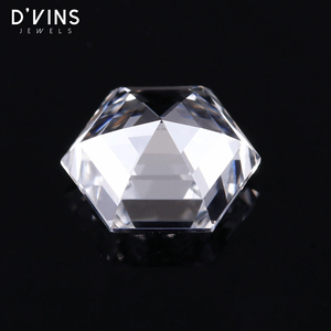 D'vins Jewels Diamant de laboratoire de 2 carats, taille octogonale, couleur D, Surat, pour la fabrication de bijoux - Product Image 4