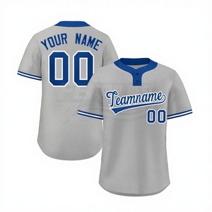 Ensemble uniforme de baseball pour adultes, respirant, grande taille, maillot à séchage rapide et pantalon flexible pour le jeu sur le terrain, service OEM, design personnalisé - Product Image 1