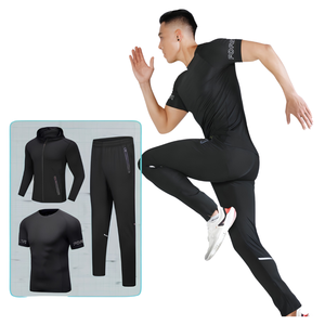 Fabricante de Ropa Deportiva, Ropa de Gimnasio, Marca Privada, Personalización OEM ODM, Conjunto de Leggings de Yoga, Compresión, Sin Costuras, Elásticos - Product Image 3