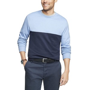 Sweat-shirt à col rond pour homme, coupe classique, tricoté, 100% coton, respirant, style décontracté, pour l'automne - Product Image 1