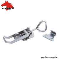 Loquet de porte de boîte à outils robuste en acier inoxydable SS304 réglable à compression centrale TS-280-SUS