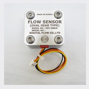 เครื่องวัดอัตราการไหลแบบดิจิตอล อลูมิเนียม ยี่ห้อเกาหลี DGT-008AI เซ็นเซอร์วัดการไหลแบบโอวัลเกียร์ อลูมิเนียม PT 3/8 เกลียวใน - Product Image 1