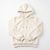 Pull à capuche en fausse fourrure pour femme, chaud et luxueux, décontracté, OEM ODM, vente en gros, usine, personnalisé, haute qualité