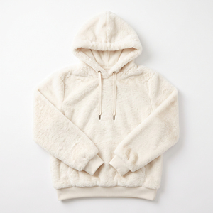 Pull à capuche en fausse fourrure pour femme, chaud et luxueux, décontracté, OEM ODM, vente en gros, usine, personnalisé, haute qualité - Product Image 3