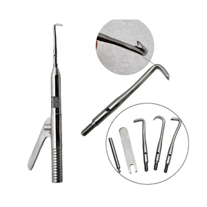Extracteur de couronnes dentaires professionnel avec 3 embouts interchangeables en acier inoxydable, extracteur de bridges automatique, instruments chirurgicaux CE ISO - Product Image 2
