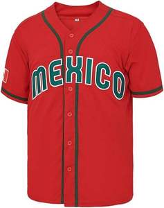 Maillots de baseball personnalisés respirants en gros à manches courtes, sublimation frontale, tenues d'équipe 100 % polyester, fabricant de vêtements de sport - Product Image 2