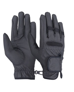 Gants d'équitation équestres professionnels gants d'équitation personnalisés en cuir synthétique pour hommes 2024 conception personnalisée - Product Image 1