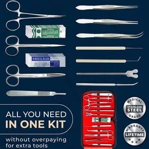 ชุดเครื่องมือผ่าตัดจักษุสำหรับการผ่าตัดจุลศัลยกรรมตาแบบมืออาชีพ พร้อมชุดคีมจับสำหรับจักษุแพทย์ - Product Image 3