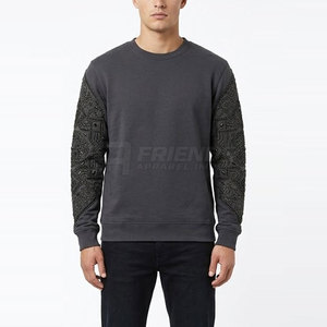 Camisas Térmicas Modernas con Pedrería para Hombre, con Tela Elástica 100% Algodón, Estilo Casual de Invierno - Product Image 3