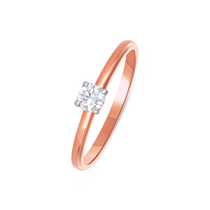 <b>Two</b>-Way Elegance Diamond <b>Ring</b> Set Rose Gold Halo Diamond <b>Ring</b> 14K with Round Cut Center <b>Stone</b> - Product Image 5