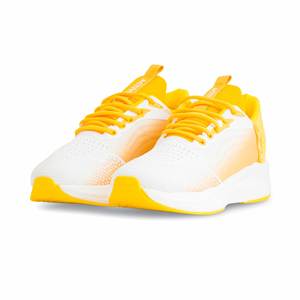 รองเท้าผ้าใบลำลองผู้หญิงสีเหลืองรองเท้าอินเทรนด์ผ้าใบ AT7357 - Product Image 3