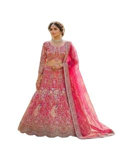 Lanzamiento del Lehenga con Lentejuelas de 4 Metros, Calidad Excepcional con Capas de Can-Can y Lona, una Fusión Perfecta - Product Image 1