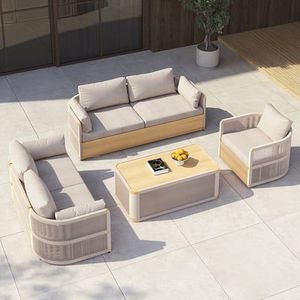 Teak Outdoor Sofa Set Patio Furniture Garden Seating Indonesia Supplier - Product Image 3