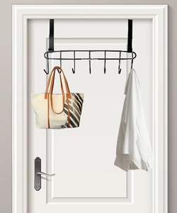 Perchero metálico para ropa, perchero metálico resistente, perchero metálico negro, perchero metálico moderno, perchero metálico de pared - Product Image 4