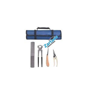 Kit d'outils de fermeur professionnel de 8 pouces, comprenant mini-râpe, lime à sabots, cisailles métalliques pour sabots de chèvre, porc et équidés, et coupe-sabots. - Product Image 1