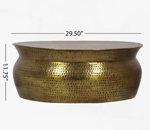 Mesa de Centro Moderna y Elegante de Metal, Mueble de Lujo Hecho a Mano para Sala de Estar, con Almacenamiento y Decoración para Hogar u Oficina - Product Image 5