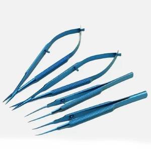 Microsurgery Instruments Set 4 Pcs 5.5 Inch <b>Precision</b> Surgical <b>Tools</b> Medical Kit Stainless Steel Manual MOL USA European Quality - Product Image 2