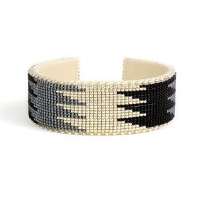 Bracelets modernes en perles de rocaille réglables, collection cadeau, bracelets de luxe en perles de rocaille, bijoux artisanaux faits à la main - Product Image 4